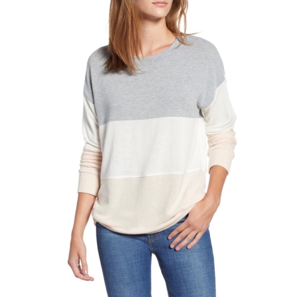 Socialite Colorblock Sweatshirt Size Small - Picture 2 of 7